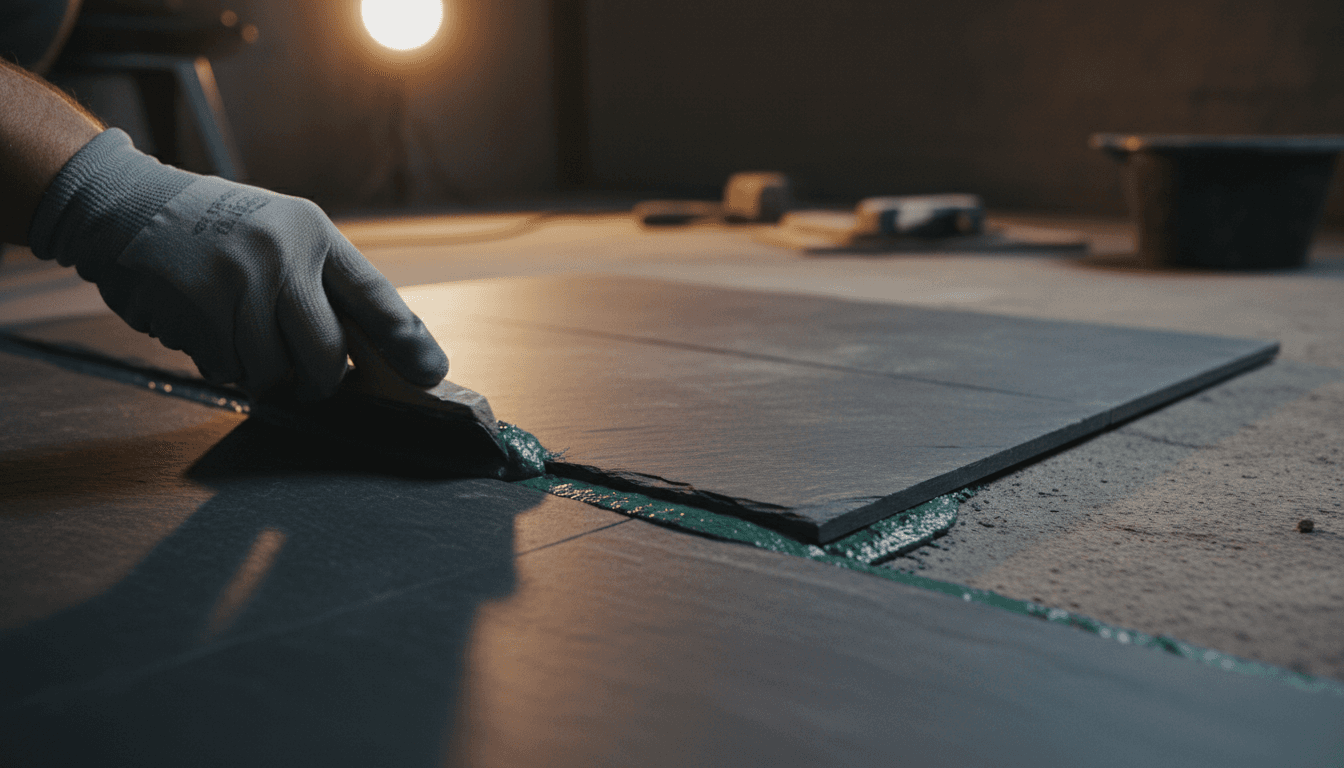 Professional epoxy grout application on premium tile surfaces in Kuala Lumpur